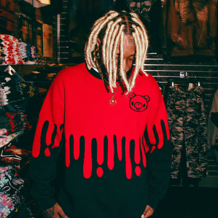 Gloomy Drip Knit Sweater