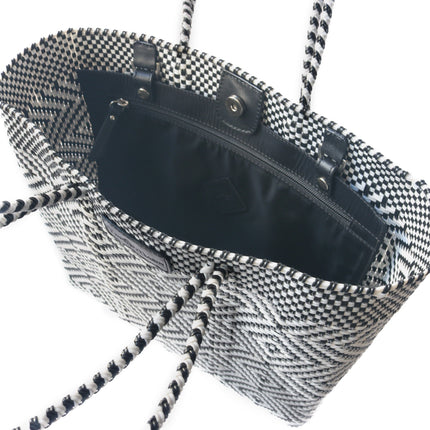 Greca Woven Tote