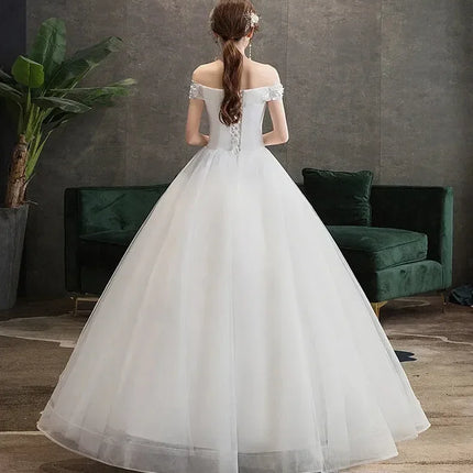 Wedding Dress 2024 New Sexy V-neck Ball Gown Princess Vintage Wedding Dresse Luxury Lace Wedding Gowns Plus Size Customized
