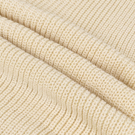 Knitted Side Split Sweater Dress Sleeveless Spring Clothes for Women Y2k Outfits Long Maxi Dresses