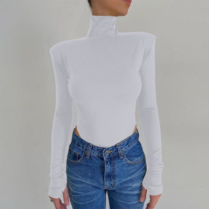 2022 Jumpsuits Women Rompers Sexy Club Hollow Out Backless Bodysuits Casual Long Sleeve Solid Slim
