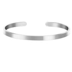 Solid Silver / Size 4