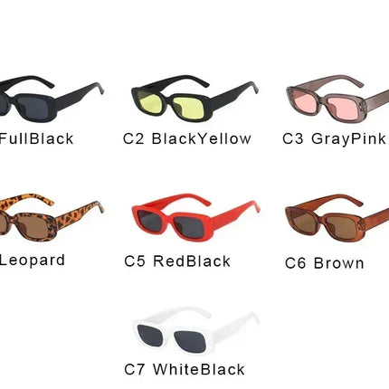 BEGREAT Fashion Retro Small Rectangle Sunglasses Brand Designer Vintage Travel Female Sun Glasses Eyewear Shade UV400 Protection