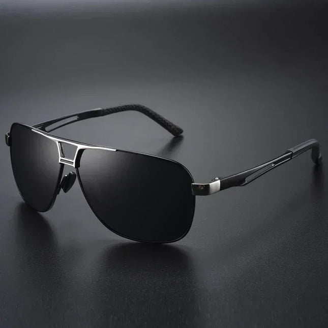 Top Quality Square Retro Photochromic Aluminum Sunglasses Men Polarized Driving Women Sun Glasses For Men Brown Oculos de sol