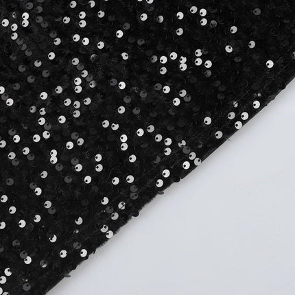 Elegant Sequin Evening Party Dresses 2022 Spring Mesh Patchwork Casual Midi Dress