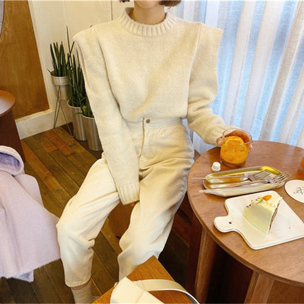 Harem Jeans Pants High Waist Loose Denim Jeans Female Buttons Trousers