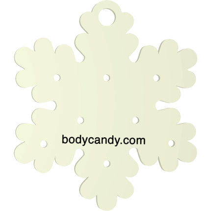 Glow in the Dark Christmas Ornament Travel Flat Back Earring Palette