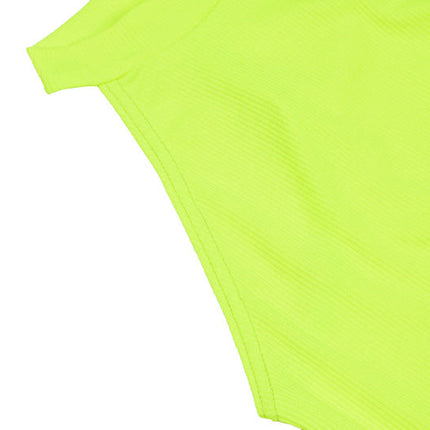 2022 Neon Green Red Orange Sexy Bodysuit Summer Clothes for Women Casual Streetwear Jumpsuits