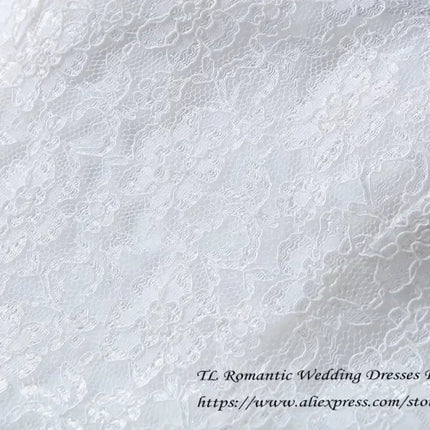 Plus size Vestidos De Novia Real Photo Red pure White Lace O-neck Sequins Wedding Dresses Cheap Princess Bride Gowns Frock HS587