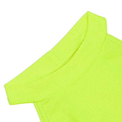 2022 Neon Green Red Orange Sexy Bodysuit Summer Clothes for Women Casual Streetwear Jumpsuits