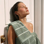 Sage & Ecru / Hand Towels (Set of 2)