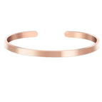 Solid Rose gold / Size 4