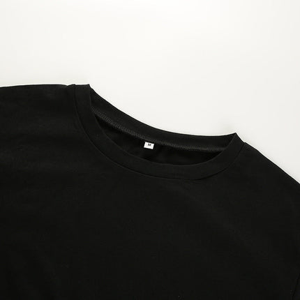Summer Women Black Short T-Shirts Sexy Crop Tops Short Sleeve Bandage Tee Tops Female Shirts