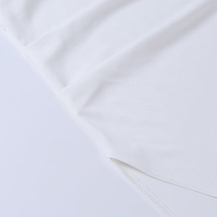High Split Ankle-length Party Dresses Women Solid White Spaghetti Strap Dress Y2K