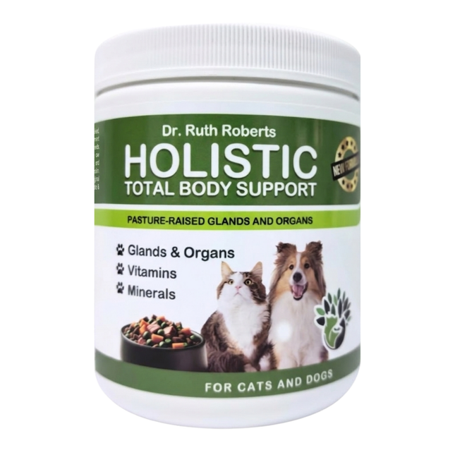 Holistic Total Body Support — Daily Multivitamin & Pasture-Raised Glandular Blend for Dogs & Cats