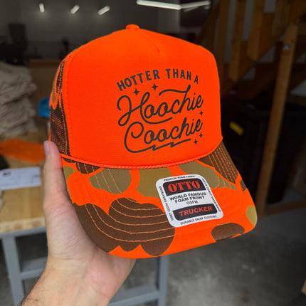 Hotter Than A Hoochie Coochie Trucker Hat