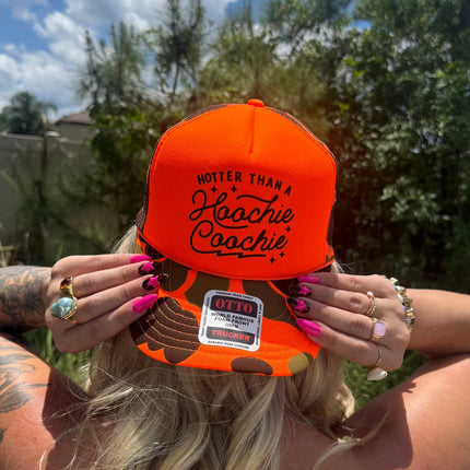 Hotter Than A Hoochie Coochie Trucker Hat