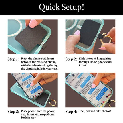 Clip & Go Strap w/RFID Pouch Solid
