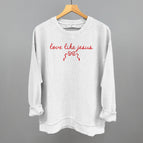 Oversized Corded Crew / White / S
