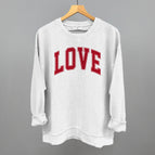 Oversized Corded Crew / White / S