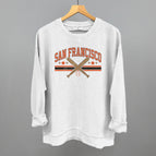 Oversized Corded Crew / White / S