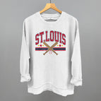 Oversized Corded Crew / White / S