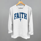 Oversized Corded Crew / White / S