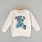 Toddler Crewneck / Natural Heather / 2T