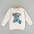 Toddler Crewneck / Natural Heather / 2T