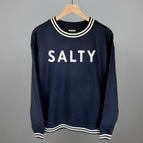 Oversized Varsity Crew / Navy / S
