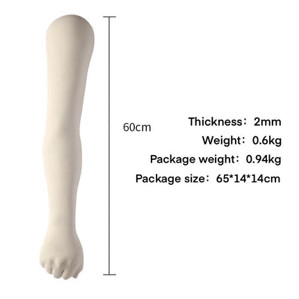 Full Arm Tattoo Practice Skin - Ideal for Temporary Face Painting and Tattoo Practicing