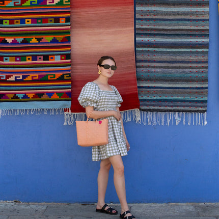 Canarias Medium Woven Resort Crossbody Bag