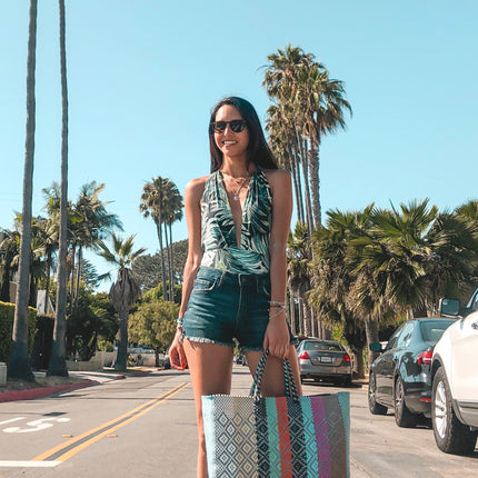 Maya Woven Super Tote