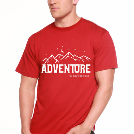 Adventure Printed Men's Bamboo Viscose/Organic Cotton Short Sleeve T-Shirt