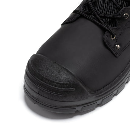 ROCKROOSTER Woodland Black 6 inch Waterproof Composite Toe Leather Work Boots AK662