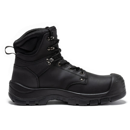 ROCKROOSTER Woodland Black 6 inch Waterproof Composite Toe Leather Work Boots AK662