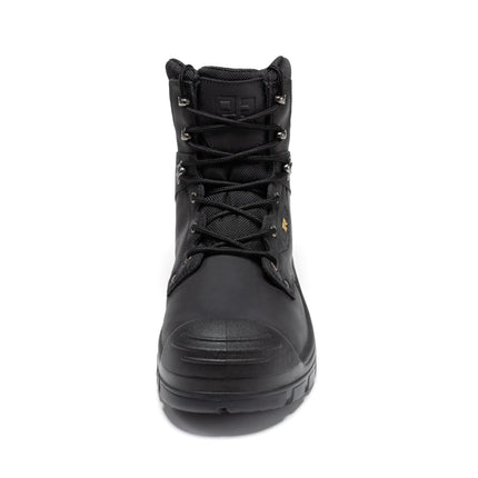 ROCKROOSTER Woodland Black 6 inch Waterproof Composite Toe Leather Work Boots AK662