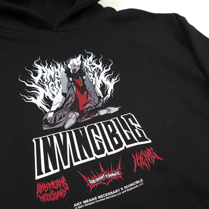 Neck Snap Pullover Hoodie