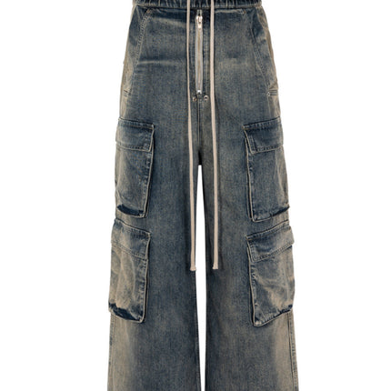 FLOW DENIM CARGO PANTS