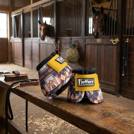 Jeffers Expression No-Turn Bell Boots for Horses, Pair