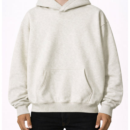 BEIGE HEATHER HOODIE