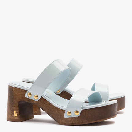 Larroudé x Kenneth Cole: Sandal Maya Patent Leather