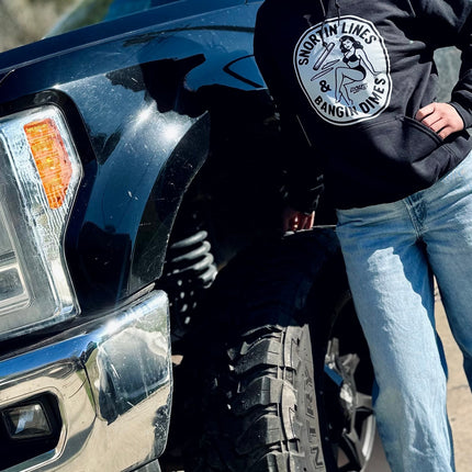 Snortin Lines and Bangin Dimes Hoodie