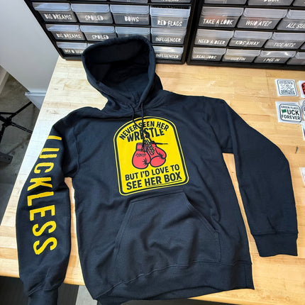 Never Seen Her Wrestle But I'd Love to See Her Box Hoodie