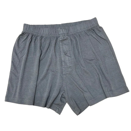 Men's Bamboo Underwear Set - Tank Top + Boxers in Charcoal Grey Color