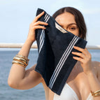 Navy & White / Washcloth (Set of 2)