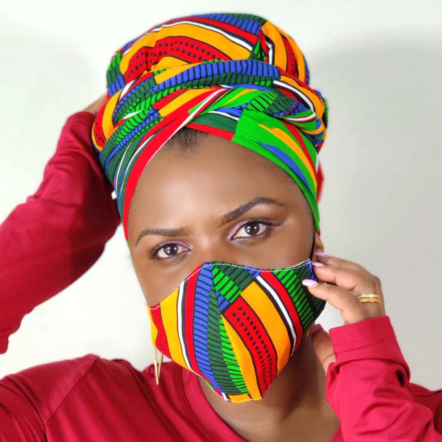 Duma Mbili African Print  Headwraps