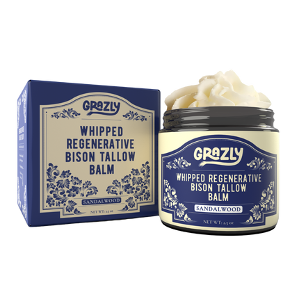 Whipped Bison Tallow & Manuka Honey Moisturizing Balm