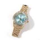 Golden light blue