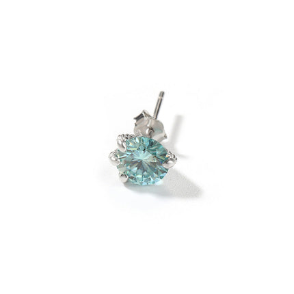 S925 silver moissanite dragon claw earrings